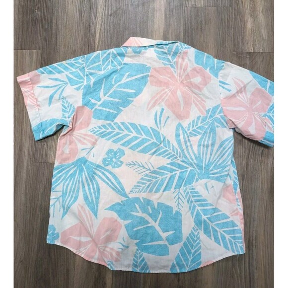 Vintage 90s Separate Scene Button Up Womens Blouse Sz 18 Floral Hawaiian - Picture 6 of 7